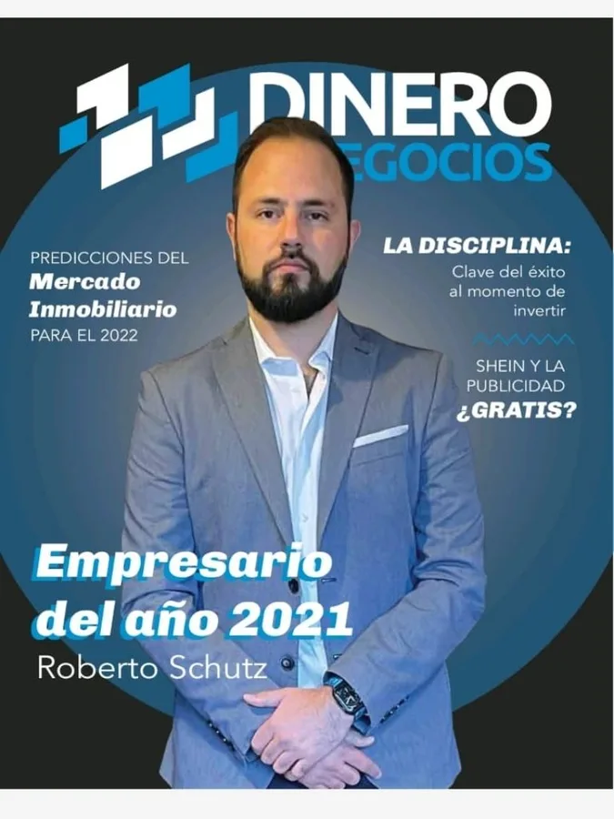 Portada de Dinero & Negocios: Roberto Schutz, Empresario del año 2021